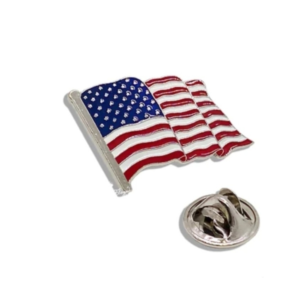 🇱🇷 SET OF FOUR AMERICAN FLAG